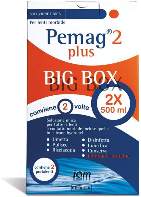 Pemag Plus2 Soluzione Unica Per Lenti A Contatto Morbide