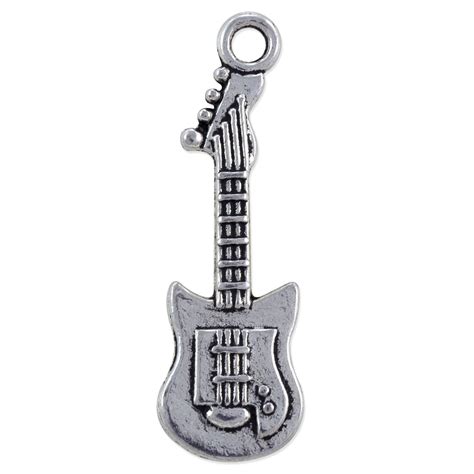 Silver Guitar Charm Atelier Yuwaciaojp