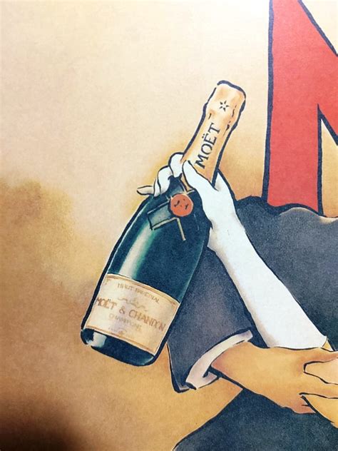 Anonymous Poster Originale Moet Chandon Champagne Brut Impérial