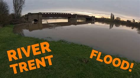 Walk Along A Flooded River Trent Youtube