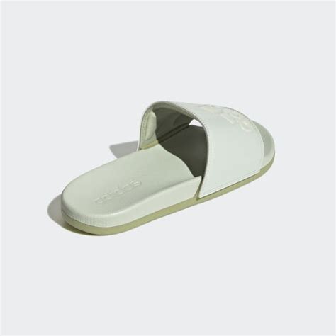 Adidas Adilette Comfort Slides Green Womens Swim Adidas Us