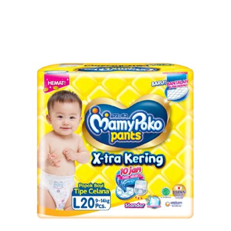 Jual Mamypoko Pants X Tra Popok Kering L Pcs Shopee Indonesia