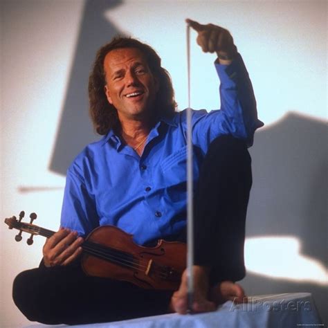 Dutch Violinist Andre Rieu Relaxing, Taking Practice Break with Violin ...