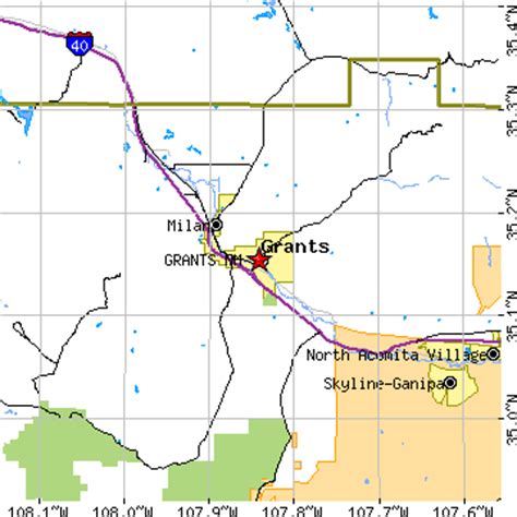 Grants, New Mexico (NM) ~ population data, races, housing & economy