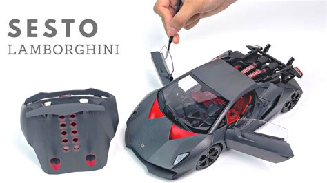 Unboxing Lamborghini Sesto Elemento Autoart Model Cars Youtube