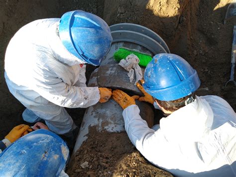 Etapa final en la obra de reparación del acueducto de 500 MM