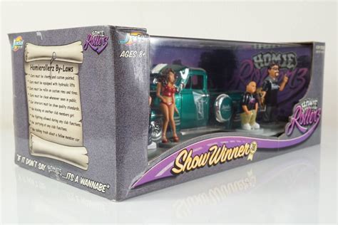 代購代標第一品牌樂淘letaoJADA TOYS HOMIE ROLLERZ 1951 CHEVY PICK UP 1 24 HOMIES