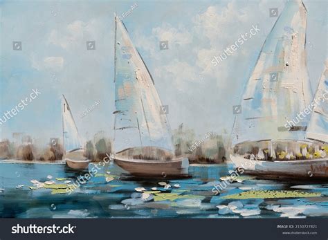 Abstract Sail Boat Canvas Images Stock Photos Vectors