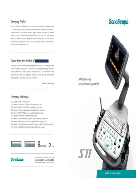 Sonoscape S11 Ultrasound Machine Pdf