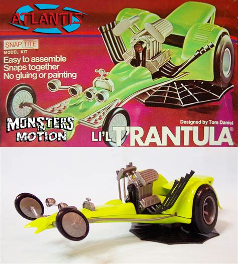 Li L T Rantula Show Rod Tom Daniels Monogram Re Issue Model Kit By Atlantis Tarantula Li L T