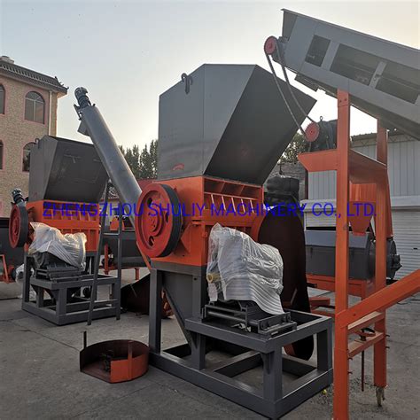 Plastic Bottle Crushing Machine Pet Bottle Cleaning And Dewatering