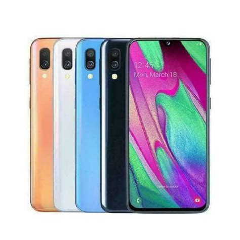 Smartphone Samsung Galaxy A40 SM A405FN A405FD Dual SIM 64GB ROM 4GB