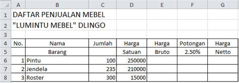 Mengolah Data Sederhana Kumpulan Rumus Dan Fungsi Excel Hot Sex Picture