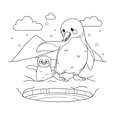 Images De Coloriage Pingouin Alaska T L Chargement Gratuit Sur Freepik