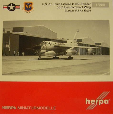 Herpa Wings Convair B A Hustler U S Air Force