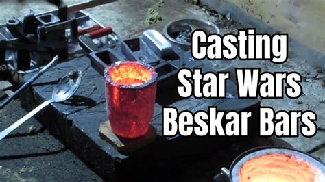 Casting Star Wars Beskar Bars Crafting Galactic Ingots Youtube