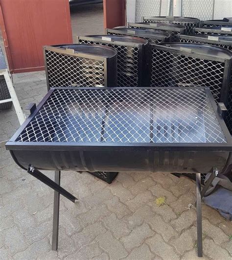 Half Drum Braai Stand With Removable Stands TLS BRAAI STAND The Love