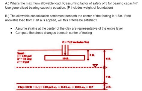 Solved A What S The Maximum Allowable Load P Assuming Chegg