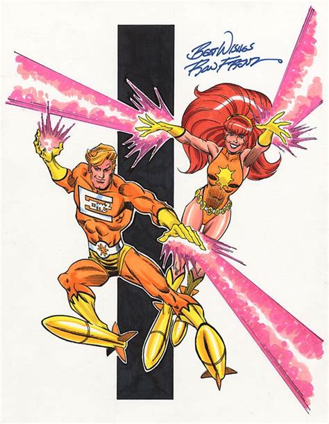 E Man And Nova Kane By Ron Frenz Comic Book Panels Fantasy Comics