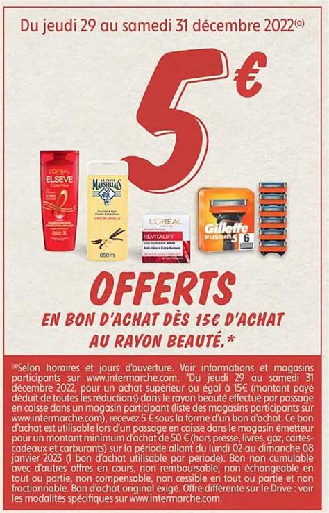 Promo Rayon Beauté chez Intermarché Contact iCatalogue fr