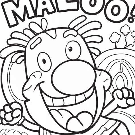 Maluco em Desenhos para Colorir Atividades Grátis