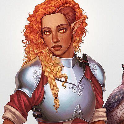 Agni Rachel Denton Character Portraits Female Elf Concept Art