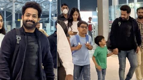 Jr NTR jets off for summer holiday with family, watch video