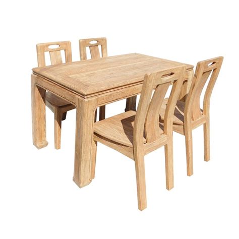 Light Wood Dining Set Chairish