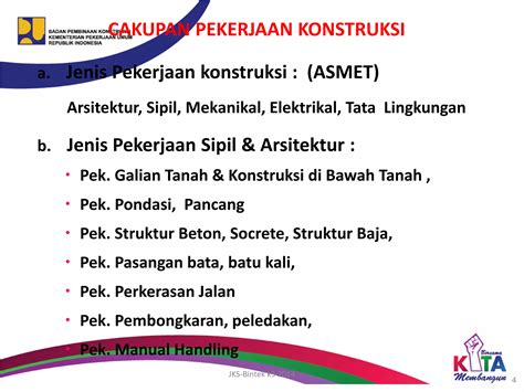 K Pekerjaan Konstruksi Ppt