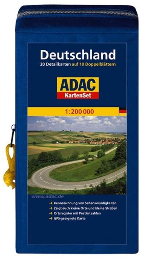 ADAC StraßenKarte Deutschland in Kartentasche von Buch 978 3