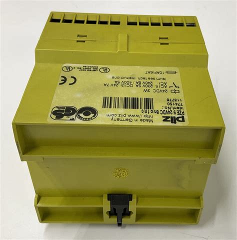 Pilz Pze 9 24 Vdc 8n O 1n C 774150 Safety Relay 24 Vdc CL296 EBay