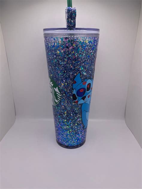 Stitch And Angel Snow Globe Tumbler 24 Oz Etsy