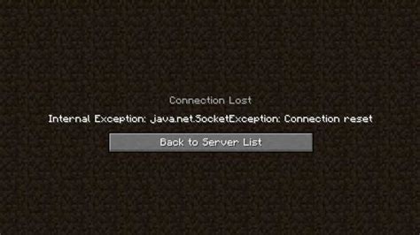 Minecraft How To Fix Internal Exception Connection Reset Gamer Tweak