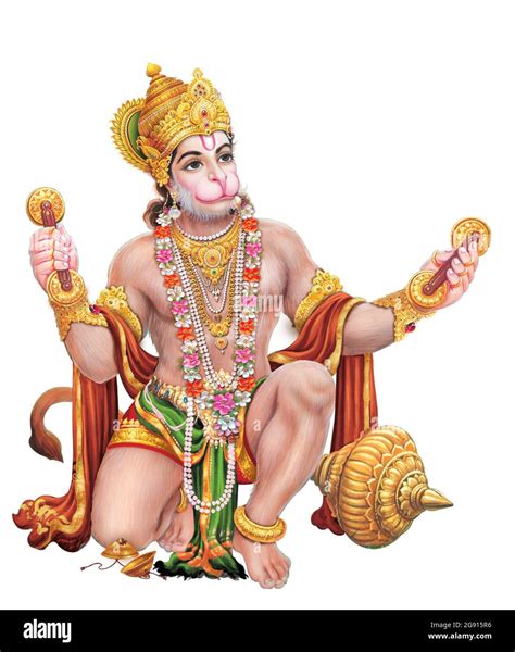 Hanuman image Cut Out Stock Images & Pictures - Alamy