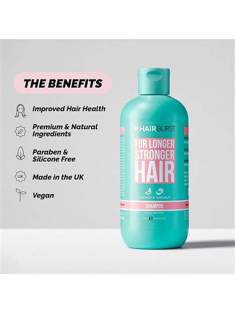 Hairburst Shampoo For Longer Stronger Hair 350ml Uk