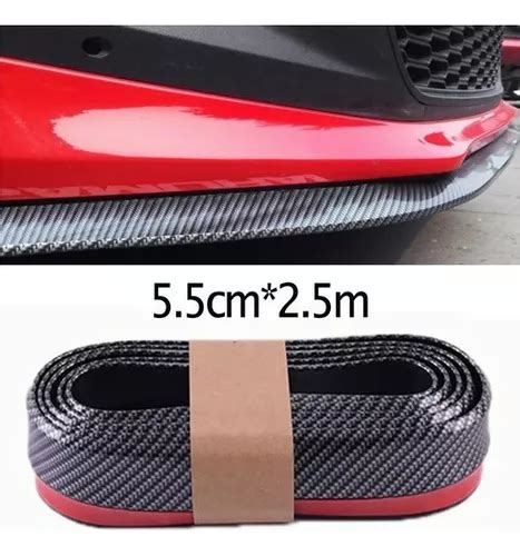 Lip Samurai Universal Facia Faldon Flexible Estribo Spoiler Negro