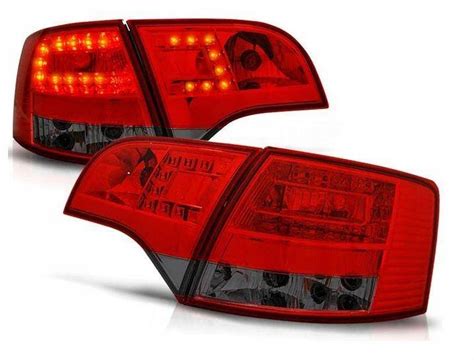 Lampy diodowe Audi A4 B7 04 08 avant red smoke led LDAU38 za 969 99 zł