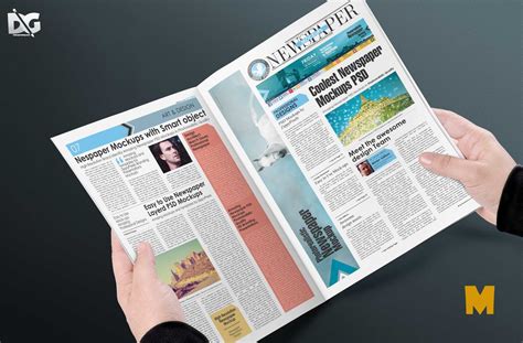 Newspaper Template Psd Free Download