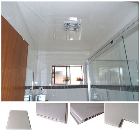 250mm Techo Falso De PVC Cielo Raso Blanco False Ceiling In Bathroom