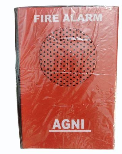 Mild Steel Agni Fire Alarm Hooter At Rs 350 In Dwarka ID 2851918959273