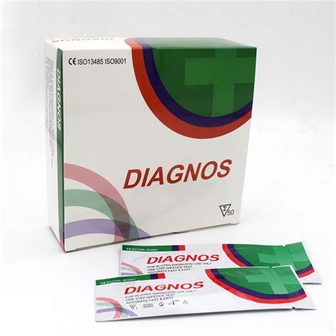 One Step Fob Diagnos Test Strip Hbsag Tp Syphilis HCV HIV 1 2 H Pylori