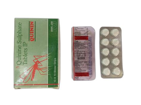 Quinine Sulphate Mg Quinin Tablets Pack Off