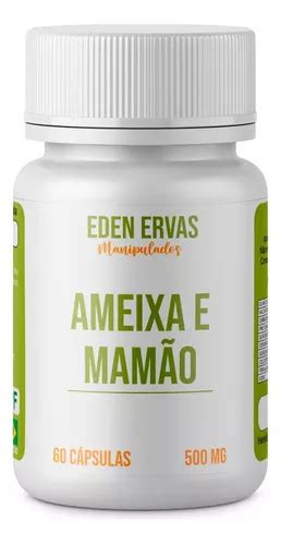 Ameixa E Mam O Natural Em C Psulas De Mg Pote Sabor