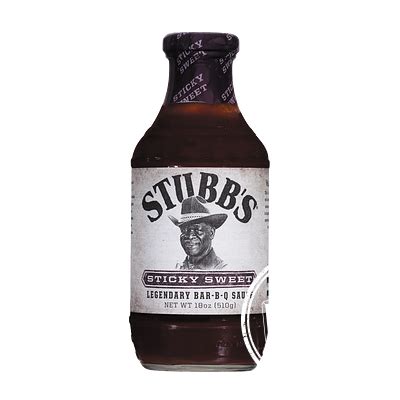 STUBB'S - Sticky Sweet BBQ Sauce - 510g