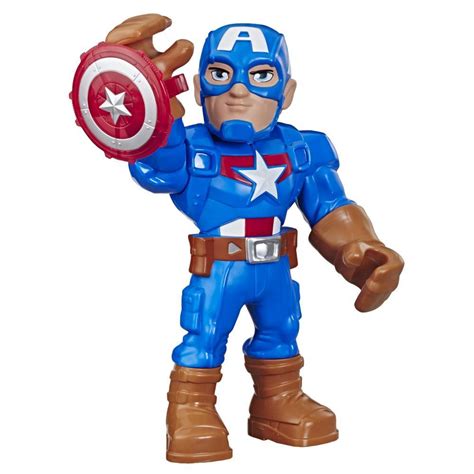 Marvel Super Hero Adventures Captain America Action Figure 25 Cm Da