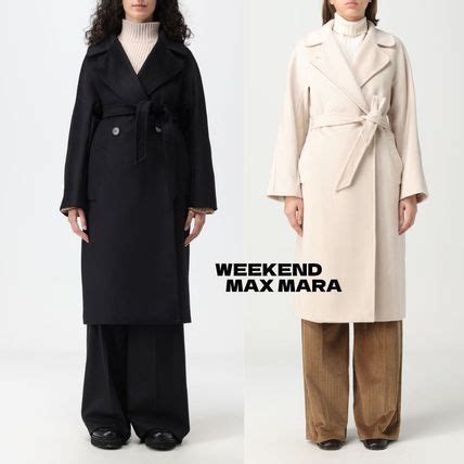 WEEKEND MAX MARAマックスマーラRESINA ウールコート ブラック他 Weekend Max Mara コート