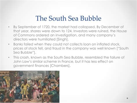 Ppt The South Sea Bubble Powerpoint Presentation Free Download Id