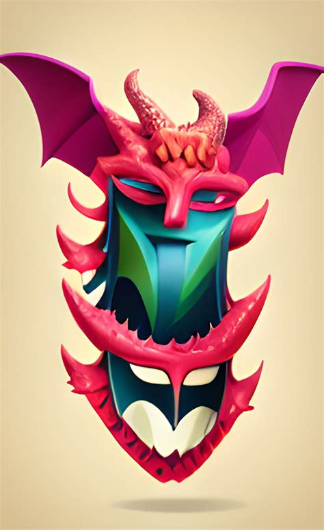 ArtStation - chinese dragon mask Imoogi 1k image pack | Artworks