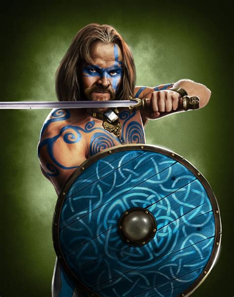 Celtic Warriors Warrior Pictish Warrior