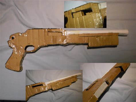 Cardboard Shotgun Old By Gunfeldbach On Deviantart